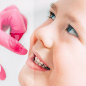 ortodonta u Dzieci, twarz chłopca
